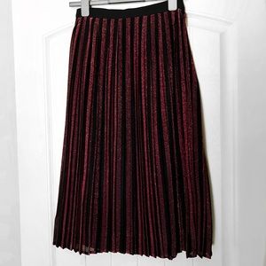 Modcloth Glitz The Spot Pleated Skirt